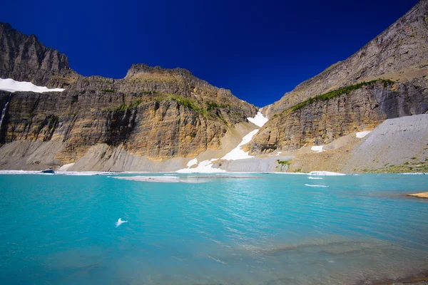 Grinnell buzul açık mavi gökyüzü, buzul Milli Parkı, Montana