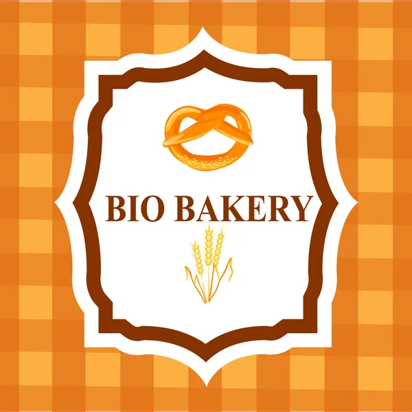 Samling av vintage retro bageri märken och etiketter — Stockfoto