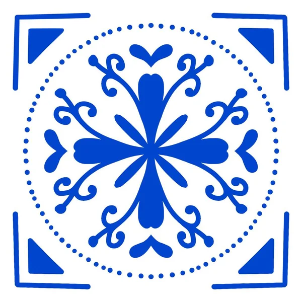 摩洛哥几何图形内部拼凑。Azulejo Moroccan墙纸 — 图库矢量图片