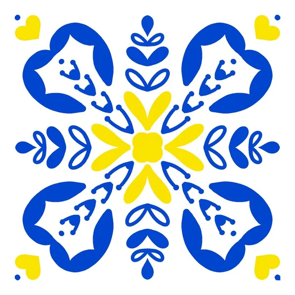 Marokkaanse geometrische interieur lappendeken. Azulejo Marokkaans behang — Stockvector