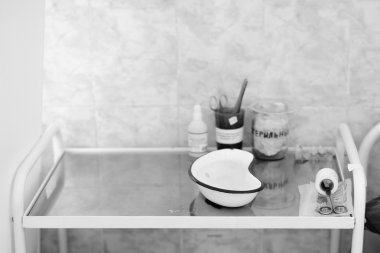 Klinikte tedavi odasında