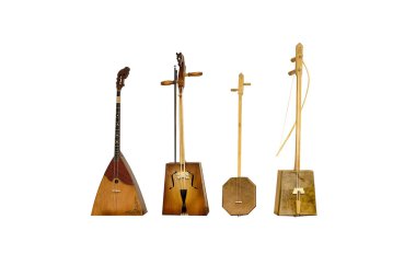 eski Kalmyk halk Yaylı müzik aleti ayarla