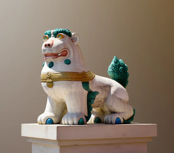 Buddhist statue stone lion