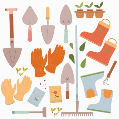 bahçe araçları düz set