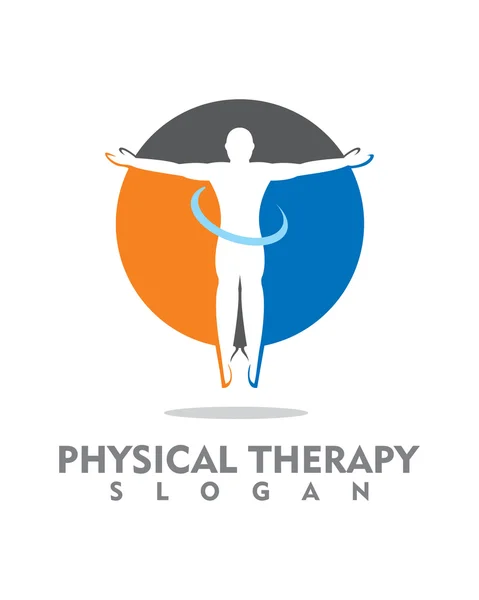 Logo della fisioterapia — Vettoriale Stock