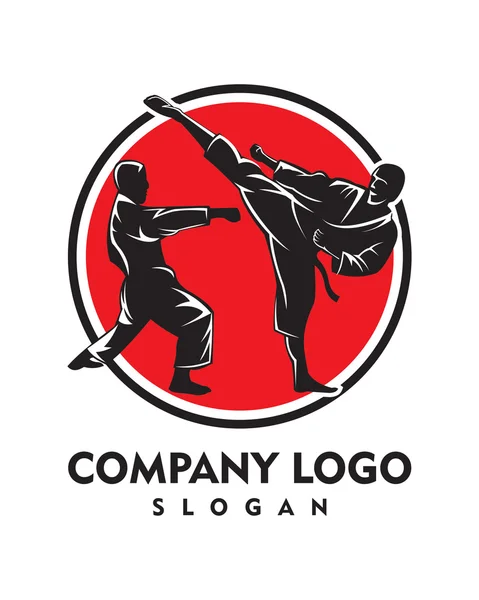 Logotipo de defesa pessoal — Vetor de Stock