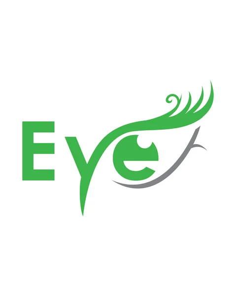 Логотип ухода за глазами — стоковый вектор