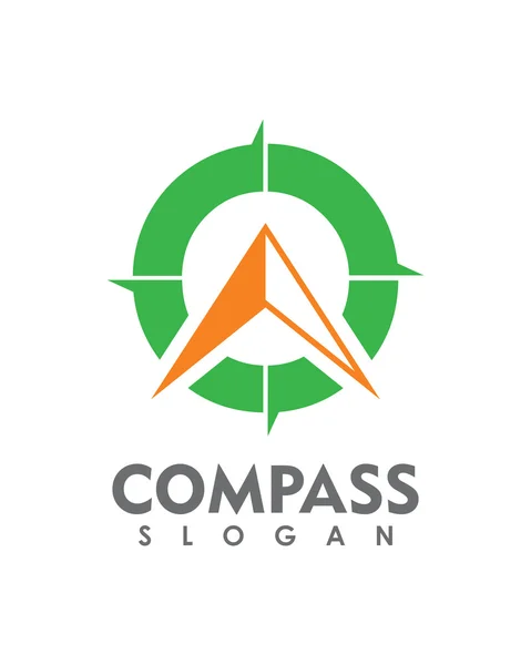 Compass Surveyor logo — Stock Vector