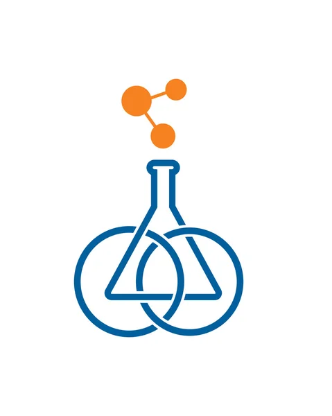 Logo Molécule scientifique — Image vectorielle