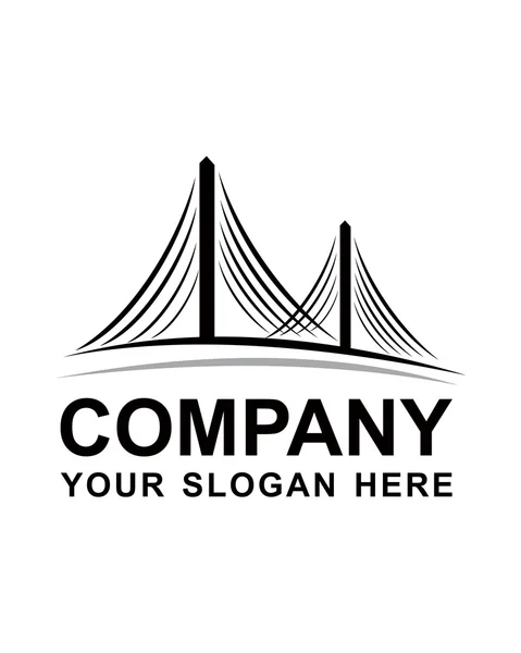 Logo de Bridge Simple — Vector de stock