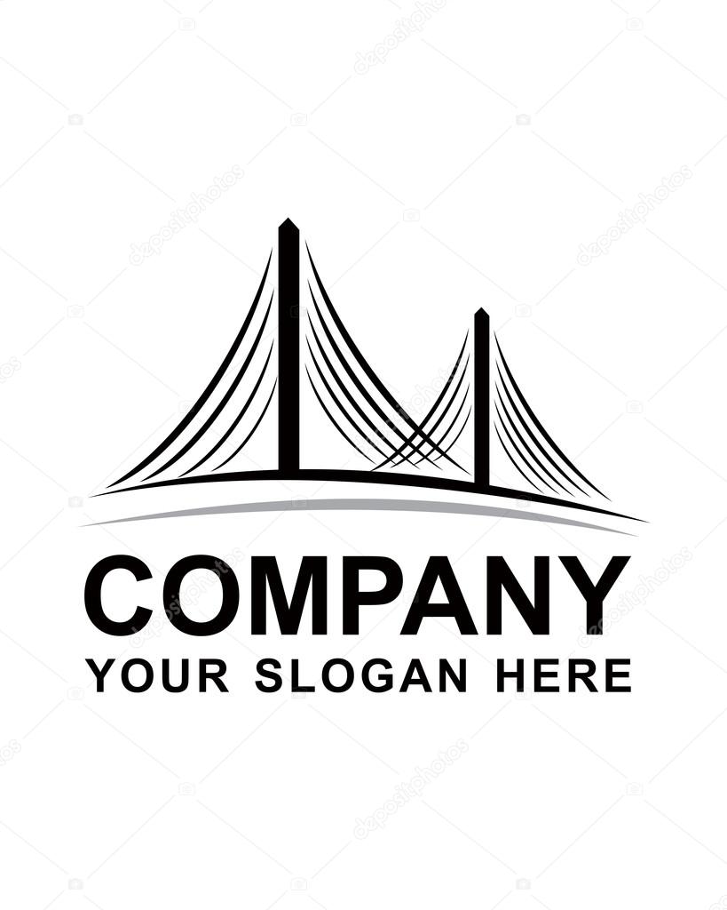 Bridge Simpelt logo Stockvektor af ©Pure_Design 115096052, image size:819x1024