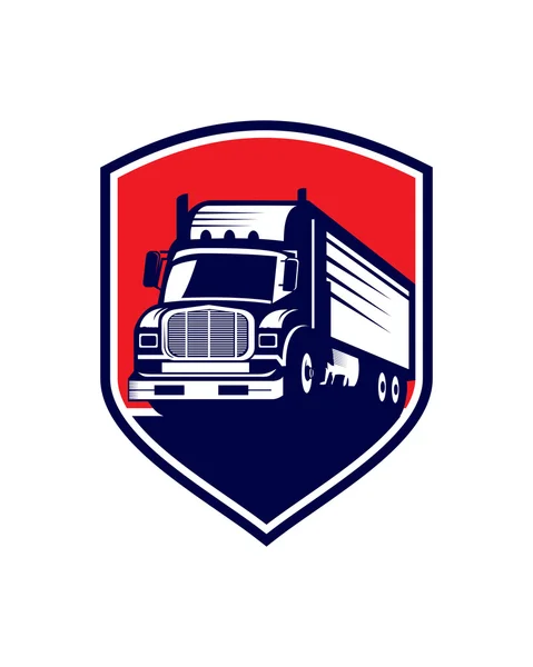 Perusahaan Truk Logo - Stok Vektor