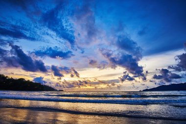 geri al, gün batımından doğal dünya gece gökyüzü