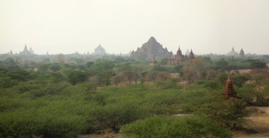 Bagan, Myanmar üzerinden görünüm