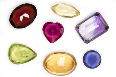 sitrin, ametist, peridot, ruby, kuvars, amber, opalgems mücevher