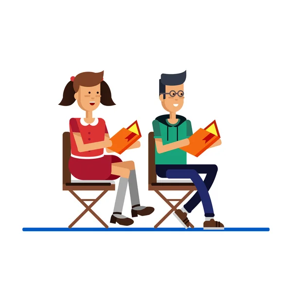 Çizgi film çocuklar kitap okuma