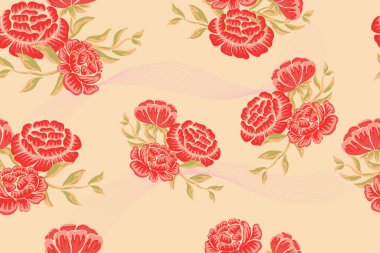 floral motifs for fabrics, covers, backgrounds, motifs, etc