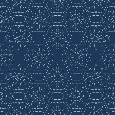 Kumaş, motifler, ambalaj vs. için geometrik dikişsiz desenler.