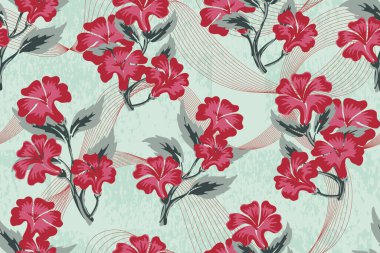 Çiçeksiz doku, vektör çizimi