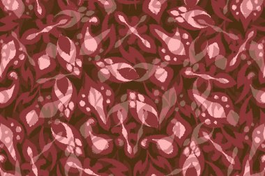 Soyut basit yaprakların kusursuz deseni