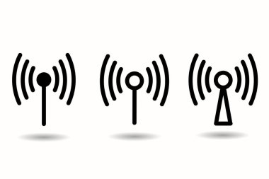 kablosuz simge. vektör illüstrasyonu