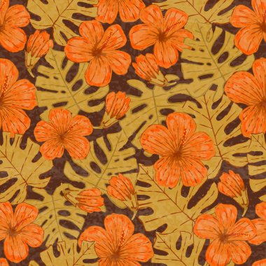 Çiçeklerle kusursuz desen