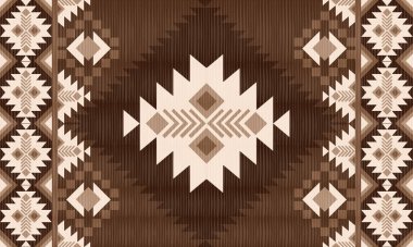 soyut etnik otantik geometrik vektör çizimi