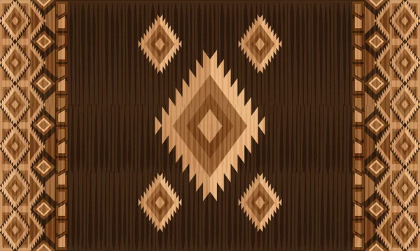 geometrik tarzda kusursuz kabile deseni.