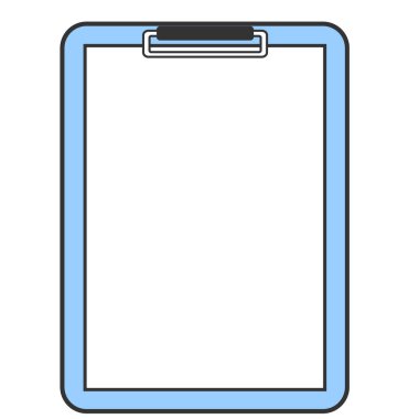 Kırtasiye: Bir panoya dizilmiş anketler, dikey