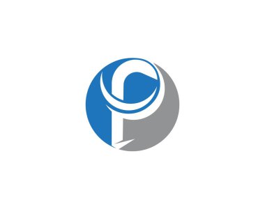 P harfi logosu ve sembolleri simgeler AP