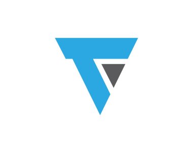 F Harfi Logo İş Şablonu Vektör simgesi