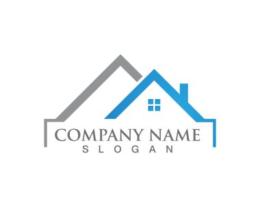 Ev logosu, emlak logosu sembolü.