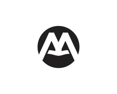 AM Letter Logo İş Şablonu Vector ico