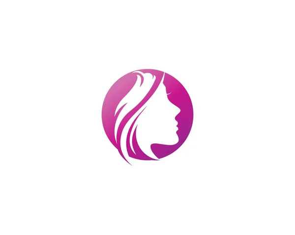 Güzellik Moda Spa Logosu Çember Tasarım Vektörü