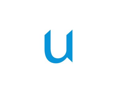 U Letter Logo İş Şablonu Vektör simgesi