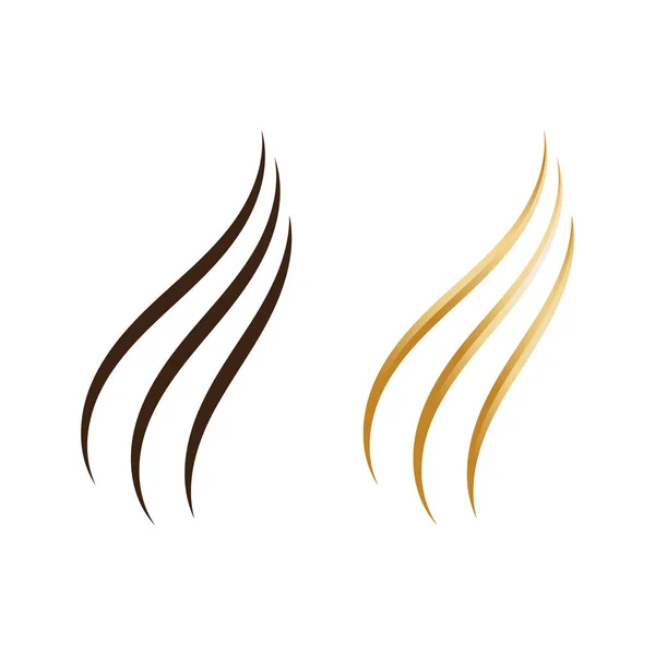 Symbol Wektora Logo Włosów Ikona Ilustracji — Wektor stockowy
