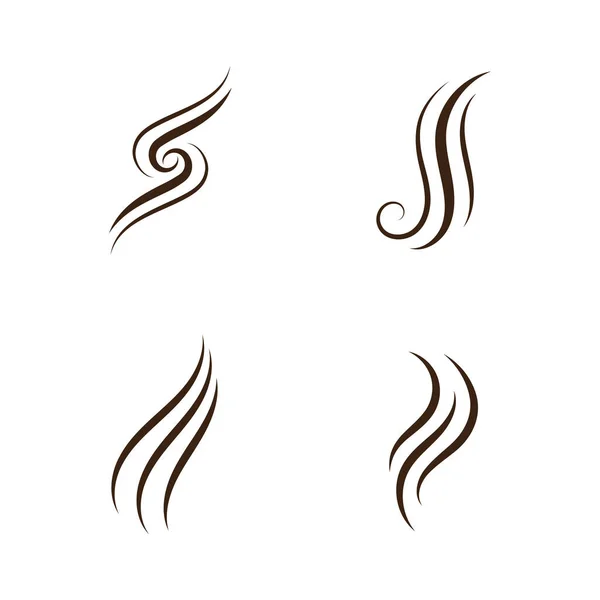 Symbol Vektoru Loga Vlasů Ikona Ilustrace — Stockový vektor
