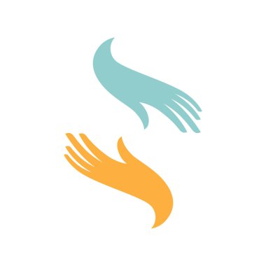 El bakımı logo şablonu vektör resimleme