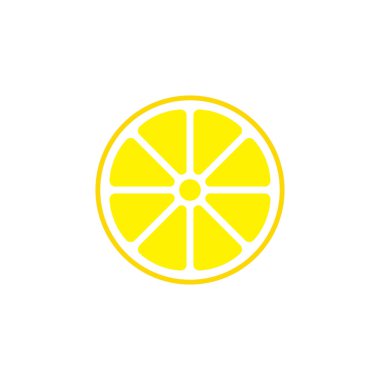 Taze limon meyve vektörü resimleme simgesi