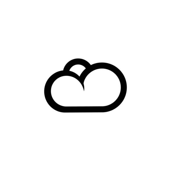 Vecteur Nuage Vecteur Conception Modèle Logo — Image vectorielle