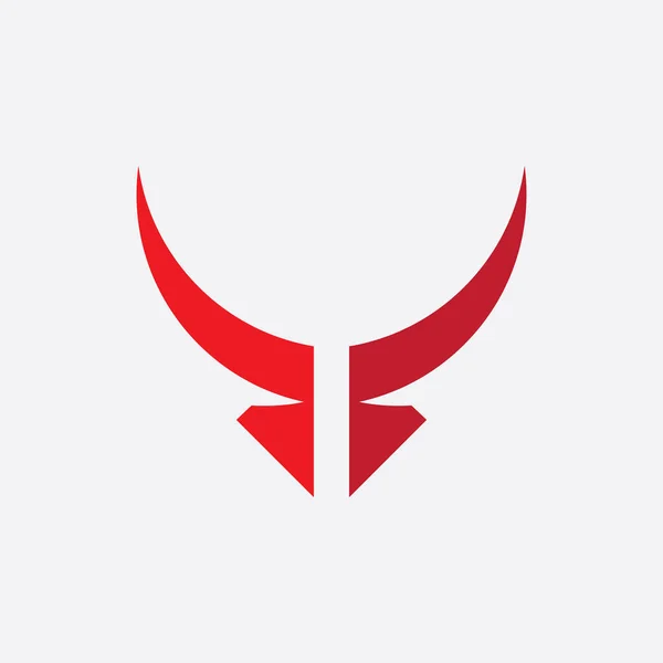 Taurus Logo Şablonu Red Bull Taurus Logo Şablon Vektör Majı — Stok Vektör