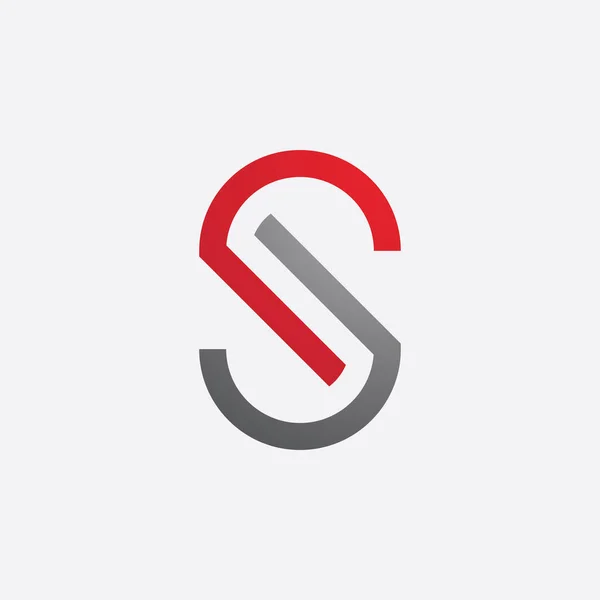 S字ロゴ ベクトル記号テンプレートデザイン — ストックベクタ