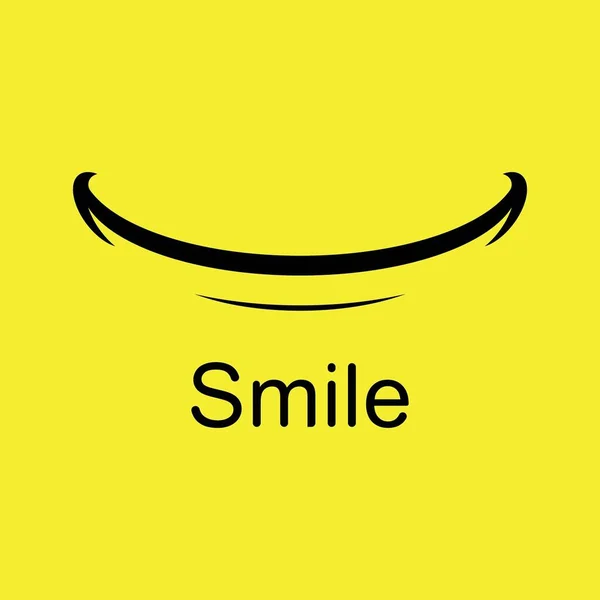Smile Emote Vector Design — стоковый вектор