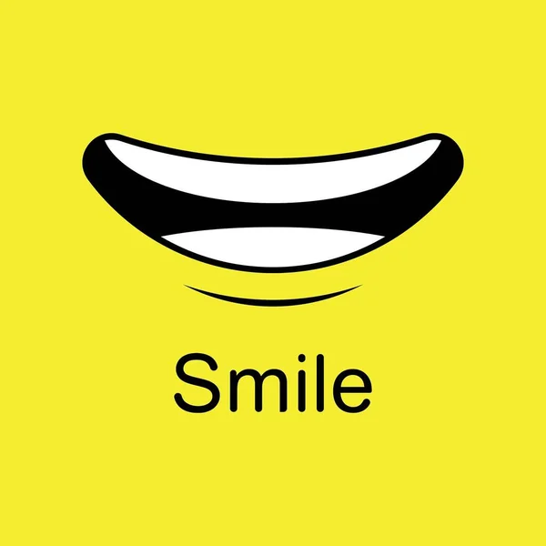 Smile Emote Vector Design — стоковый вектор