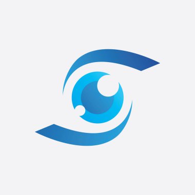 Yaratıcı Göz Bakımı Logo Tasarımı Şablonu