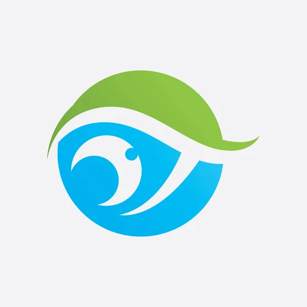 Δημιουργικό Πρότυπο Σχεδιασμού Λογότυπου Φροντίδας Ματιών — Διανυσματικό Αρχείο