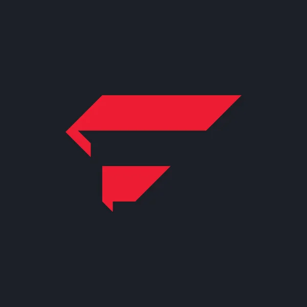Letter Logo Template Vector Initialen Teken — Stockvector