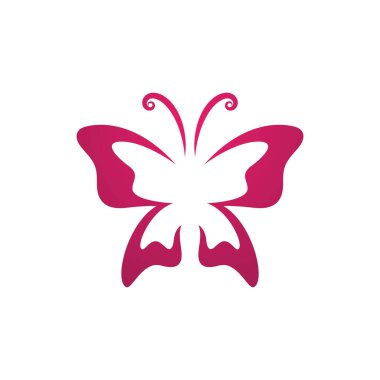 Güzellik Kelebeği Logo şablonu