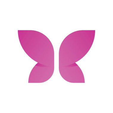 Güzellik Kelebeği Logo şablonu