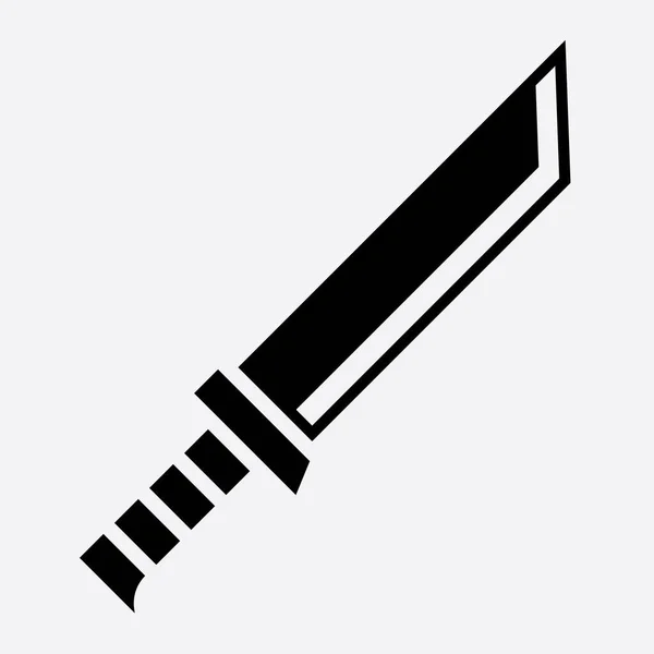 Espadas Cruzadas Vector Icono Ilustración — Vector de stock